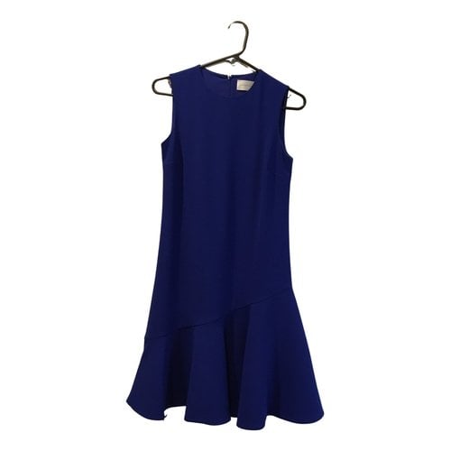 Pre-owned Victoria Mid-length Dress In Blue
