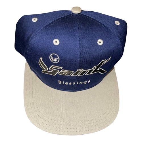 Pre-owned Saint Michael Hat In Blue