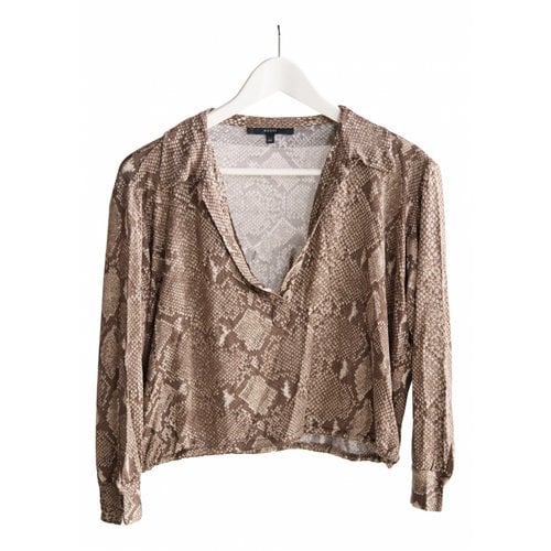 Pre-owned Gucci Blouse In Brown