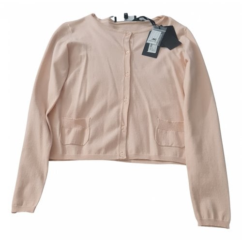 Pre-owned Elisabetta Franchi Cardigan In Pink