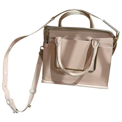 Pre-owned Roger Vivier Leather Handbag In Pink