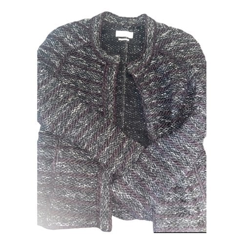 Pre-owned Isabel Marant Étoile Wool Cardigan In Anthracite