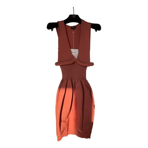 Pre-owned Chanel Mid-length Dress In Orange