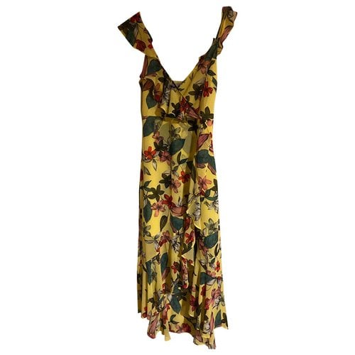Pre-owned Guess Mid-length Dress In Yellow