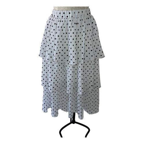 Pre-owned Yumi Kim Mid-length Skirt In White