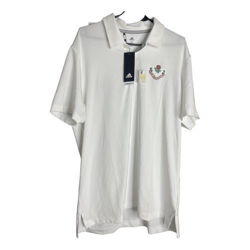 Pre-owned Adidas Originals Polo Shirt In White