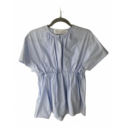 Pre-owned Victoria Beckham Blouse In Blue
