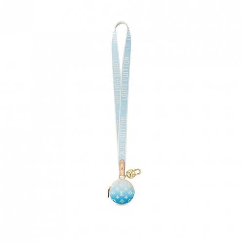 Pre-owned Louis Vuitton Lockit Long Necklace In Blue