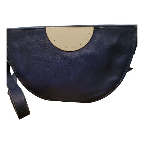 Pre-owned Cacharel Leather Handbag In Navy