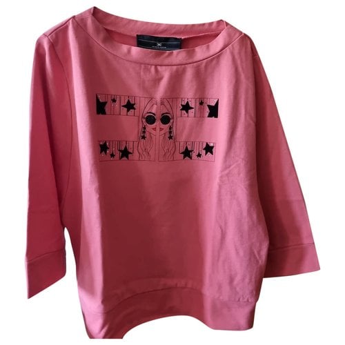 Pre-owned Elisabetta Franchi Sweatshirt In Pink