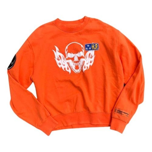 Pre-owned Heron Preston Sweatshirt In Orange