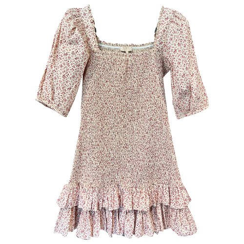 Pre-owned By Timo Mini Dress In Beige