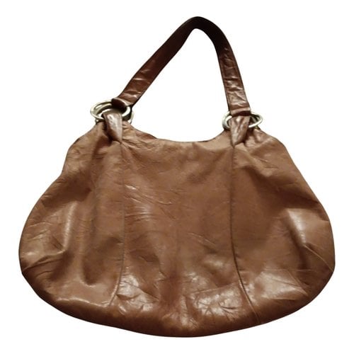 Pre-owned Braccialini Leather Handbag In Brown