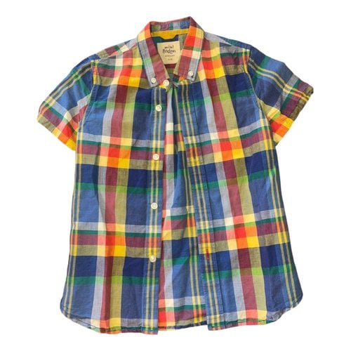 Pre-owned Boden Kids' Shirt In Multicolour