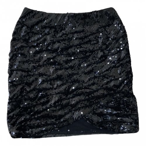 Pre-owned Ronny Kobo Mini Skirt In Black