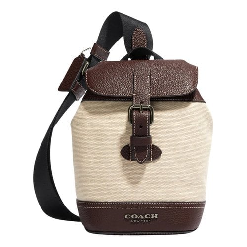 Pre-owned Coach Leather Bag In Multicolour