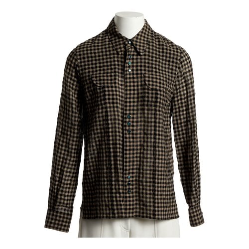 Pre-owned Gucci Wool Shirt In Beige