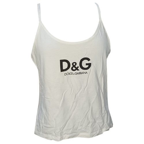 Pre-owned D&g Vest In White