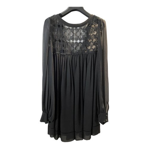 Pre-owned Ermanno Scervino Lace Dress In Black