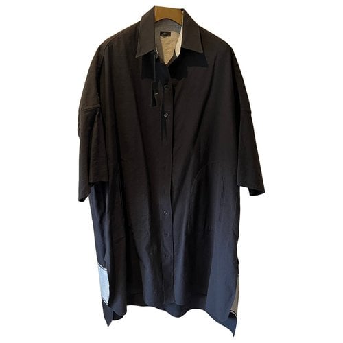 Pre-owned Joseph Linen Mid-length Dress In Black