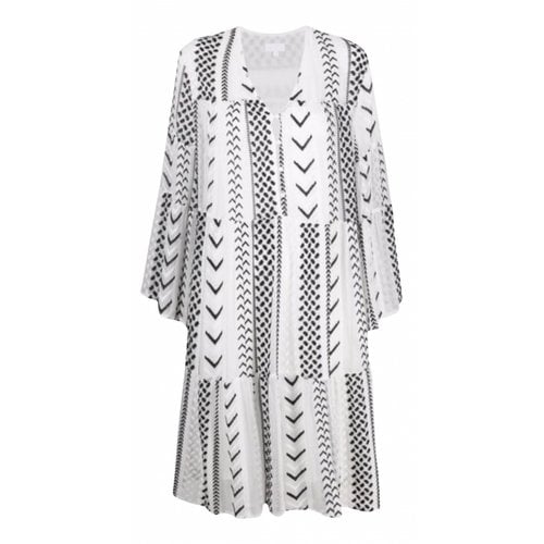 Pre-owned Lala Berlin Mid-length Dress In White