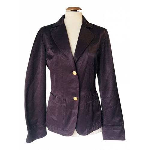Pre-owned Max & Co Jacket In Purple