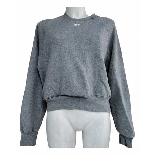 Pre-owned Off-white Sweatshirt In Grey