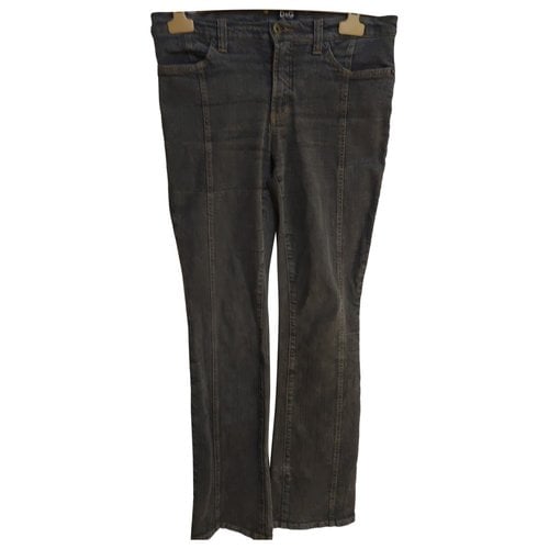 Pre-owned D&g Straight Jeans In Black