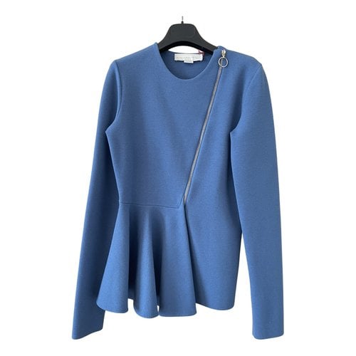 Pre-owned Stella Mccartney Wool Blazer In Blue
