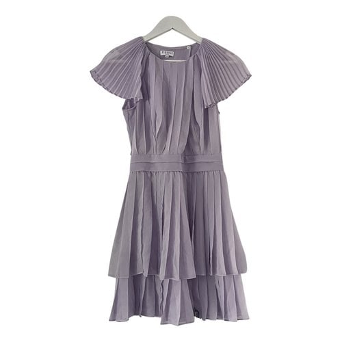 Pre-owned Claudie Pierlot Mini Dress In Purple