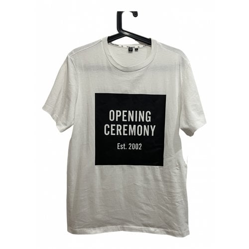 Pre-owned Opening Ceremony T-shirt In White