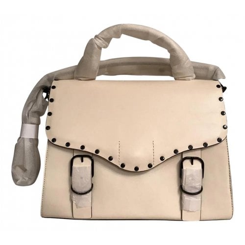 Pre-owned Rebecca Minkoff Leather Satchel In White