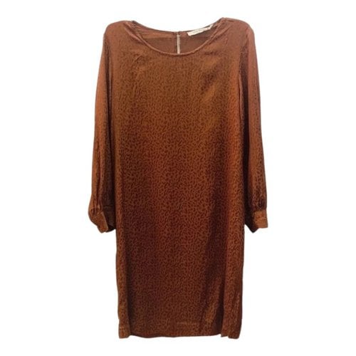 Pre-owned Nice Things Mid-length Dress In Brown