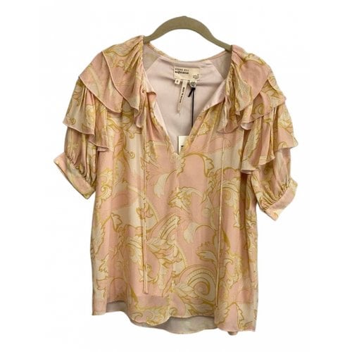 Pre-owned Ted Baker Blouse In Beige