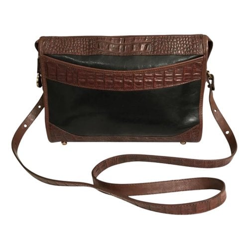 Pre-owned Brahmin Leather Crossbody Bag In Brown