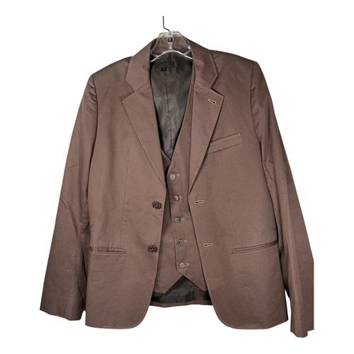 Pre-owned Apc Suit In Brown