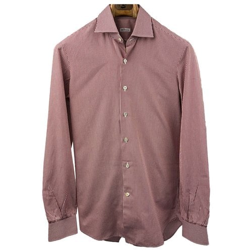 Pre-owned Kiton Shirt In Red