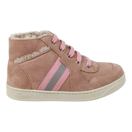 Pre-owned Gucci Trainers In Pink