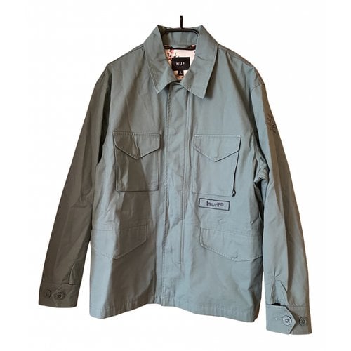 Pre-owned Huf Jacket In Green