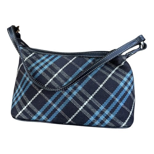 Pre-owned Burberry Cloth Bag In Blue
