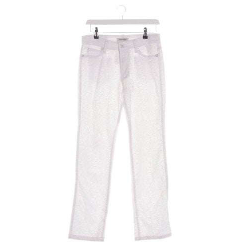 Pre-owned Roberto Cavalli Jeans In White
