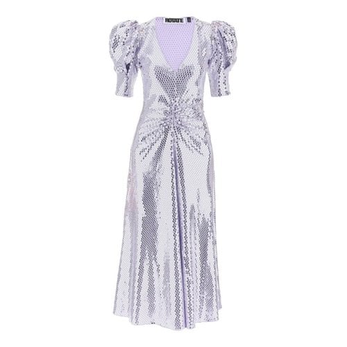 Pre-owned Rotate Birger Christensen Mid-length Dress In Purple