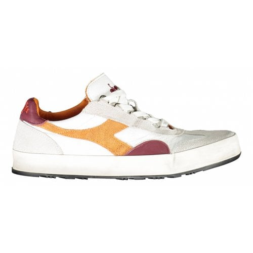 Pre-owned Diadora Low Trainers In Multicolour