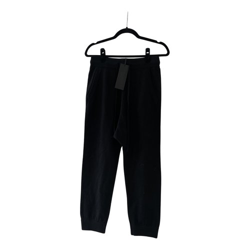 Pre-owned Nili Lotan Cashmere Trousers In Black