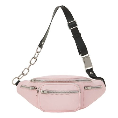 Pre-owned Alexander Wang Attica Leather Crossbody Bag In Pink