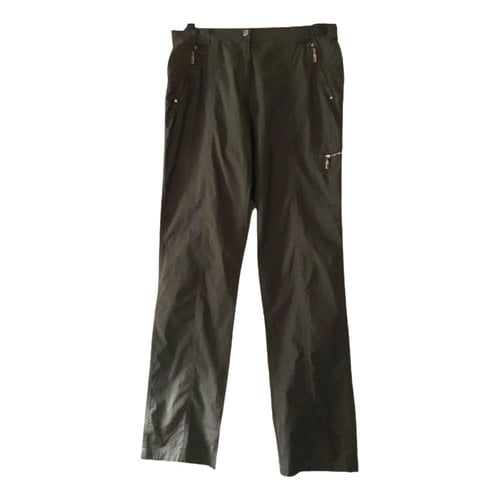 Pre-owned Elena Miro' Straight Pants In Green