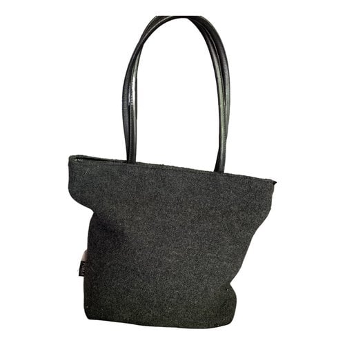 Pre-owned Furla Wool Handbag In Grey