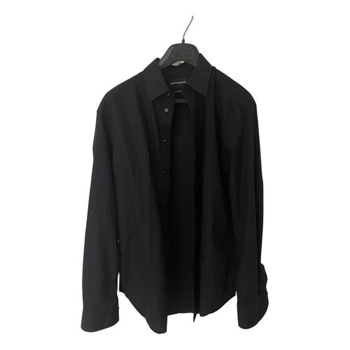 Pre-owned Emporio Armani Shirt In Black
