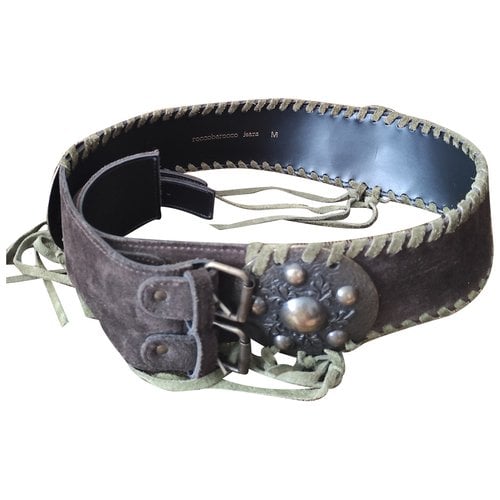 Pre-owned Roccobarocco Leather Belt In Brown