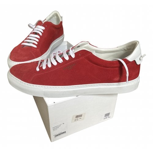Pre-owned Givenchy Low Trainers In Red
